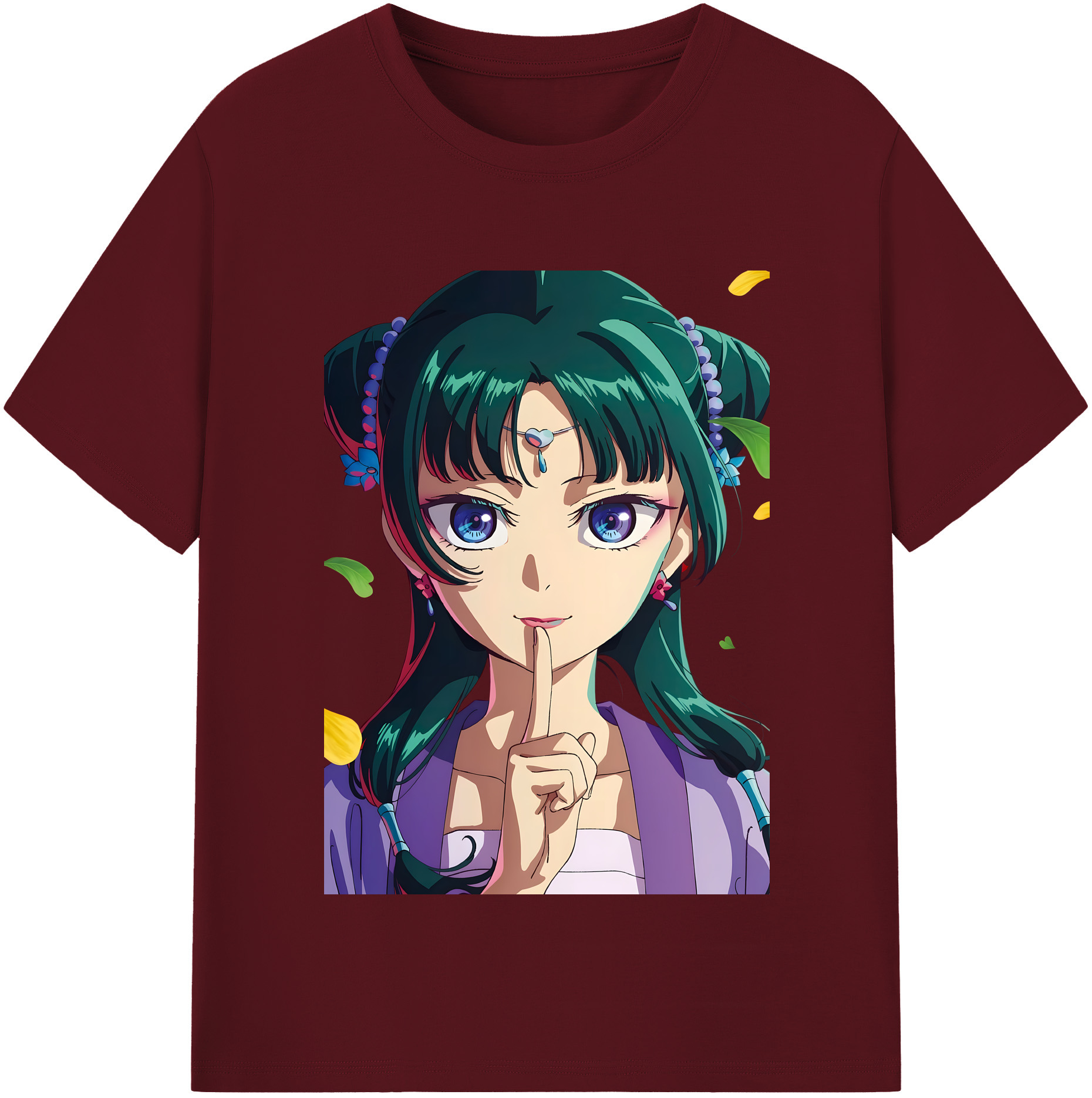 （画像用） 薬屋のひとりごと The Apothecary Diaries 綿100％半袖Tシャツ（フロントプリント）